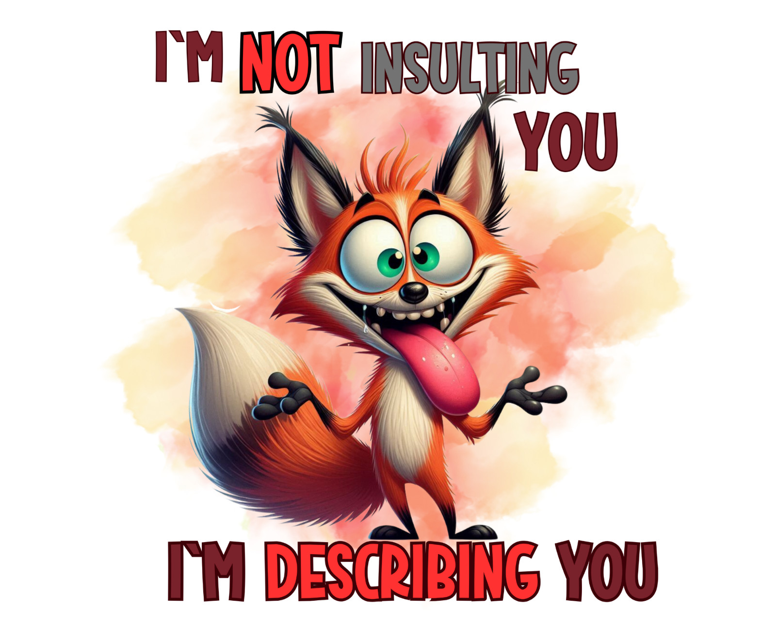 Not Insulting You, Mouse Pad, Sublimated, Can Personalize, Made to Order (mp260)