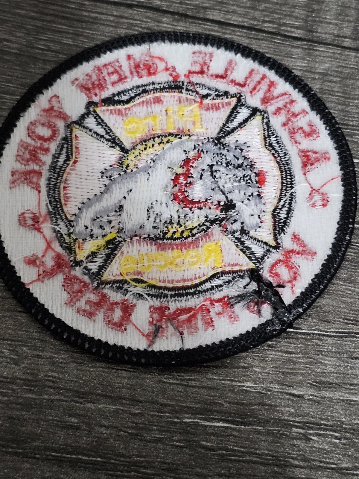 RARE Ashville New York Fire Patch BQ