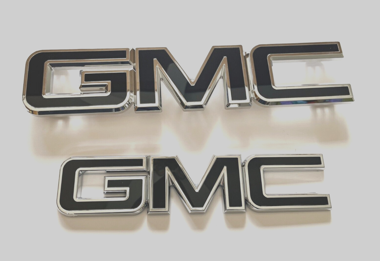 GM Grille Tailgate Emblem Black Chrome for 2015-19 GMC Sierra 1500 2500HD 3500HD