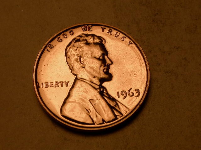 1963 Proof WDDR-034 Doubled Die Reverse Ch/Gem Proof Lincoln Cent