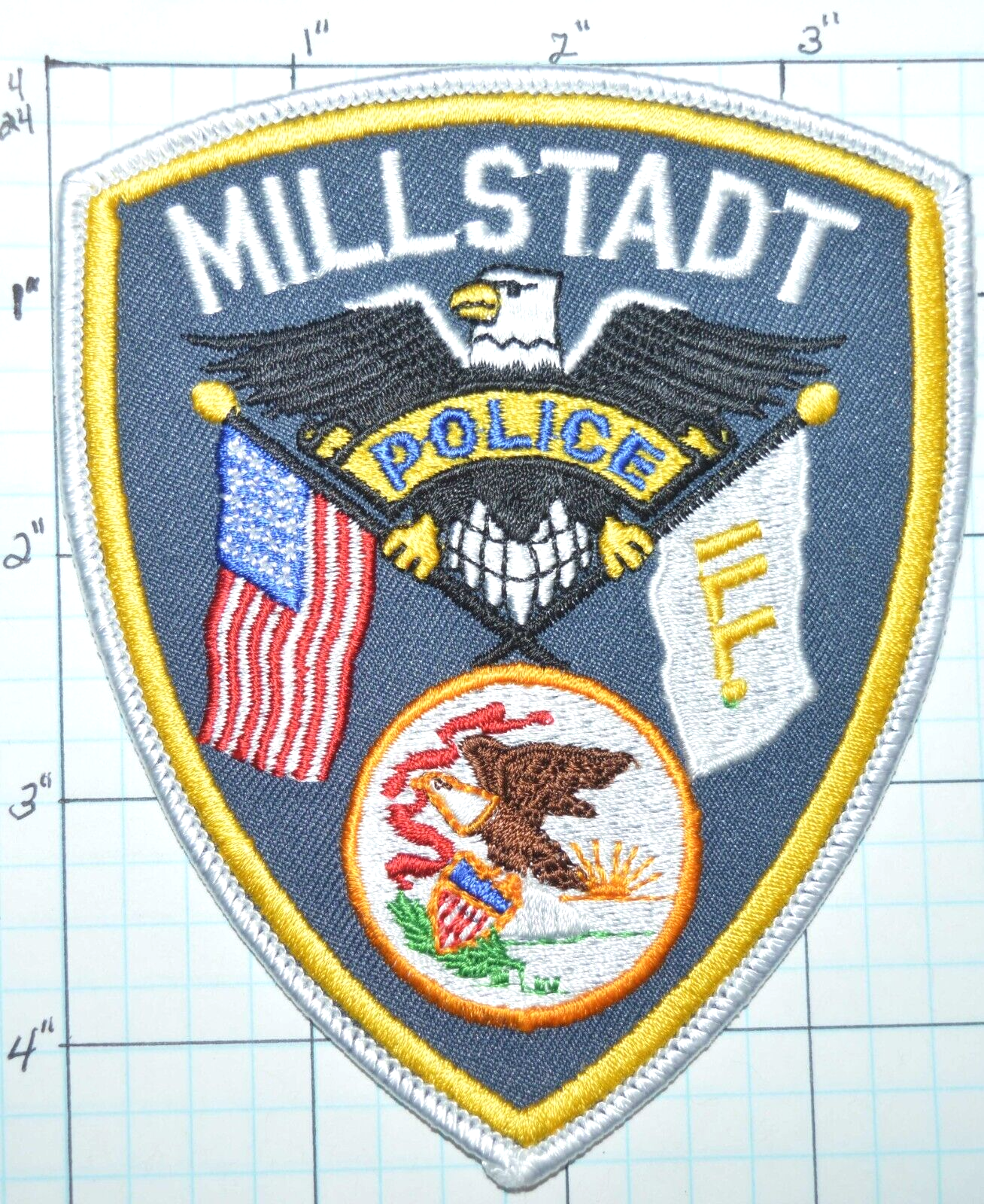 ILLINOIS, MILLSTADT POLICE DEPT PATCH