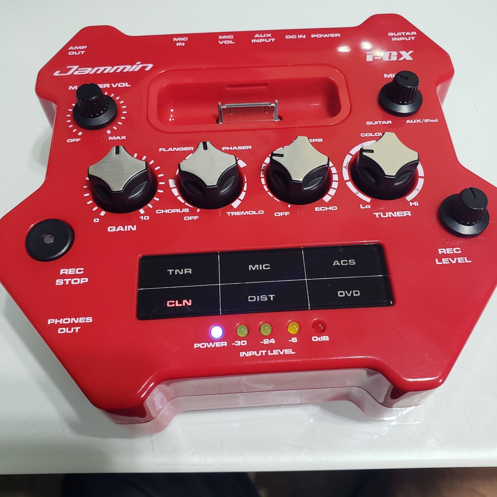 Jammin i-GX Guitar Effect Processor iPod Player & Recorder