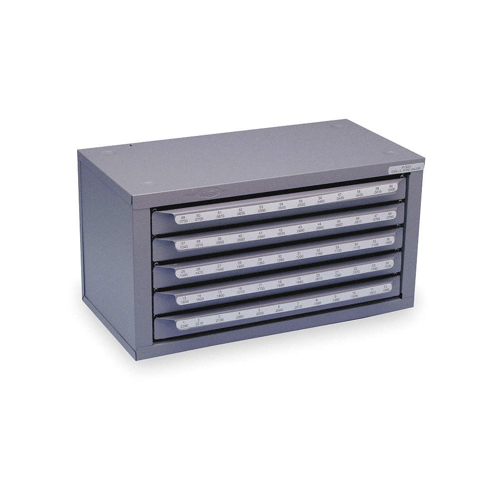 HUOT 13420 Reamer Storage,60 Compartments 2TRD5