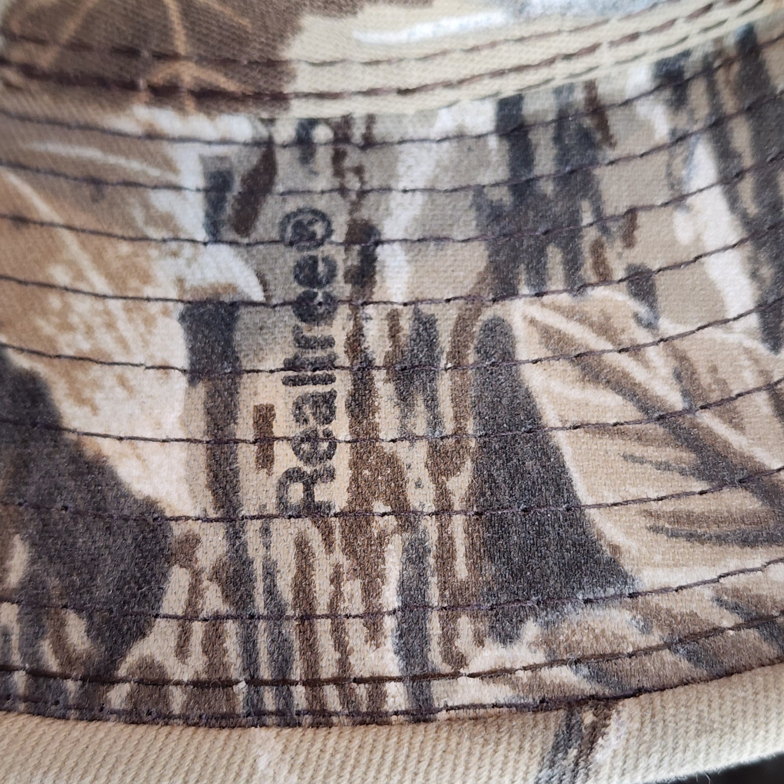 Vintage Realtree Advantage Camo Fedora Hat Safari Outback Hunting Mens Large USA