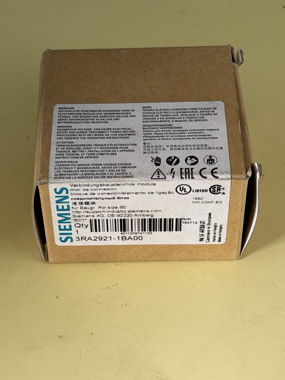 Siemens 3RA2921-1BA00 Circuit Breaker