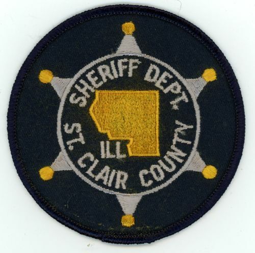 ILLINOIS IL ST CLAIR COUNTY SHERIFF DEPT NICE SHOULDER PATCH POLICE