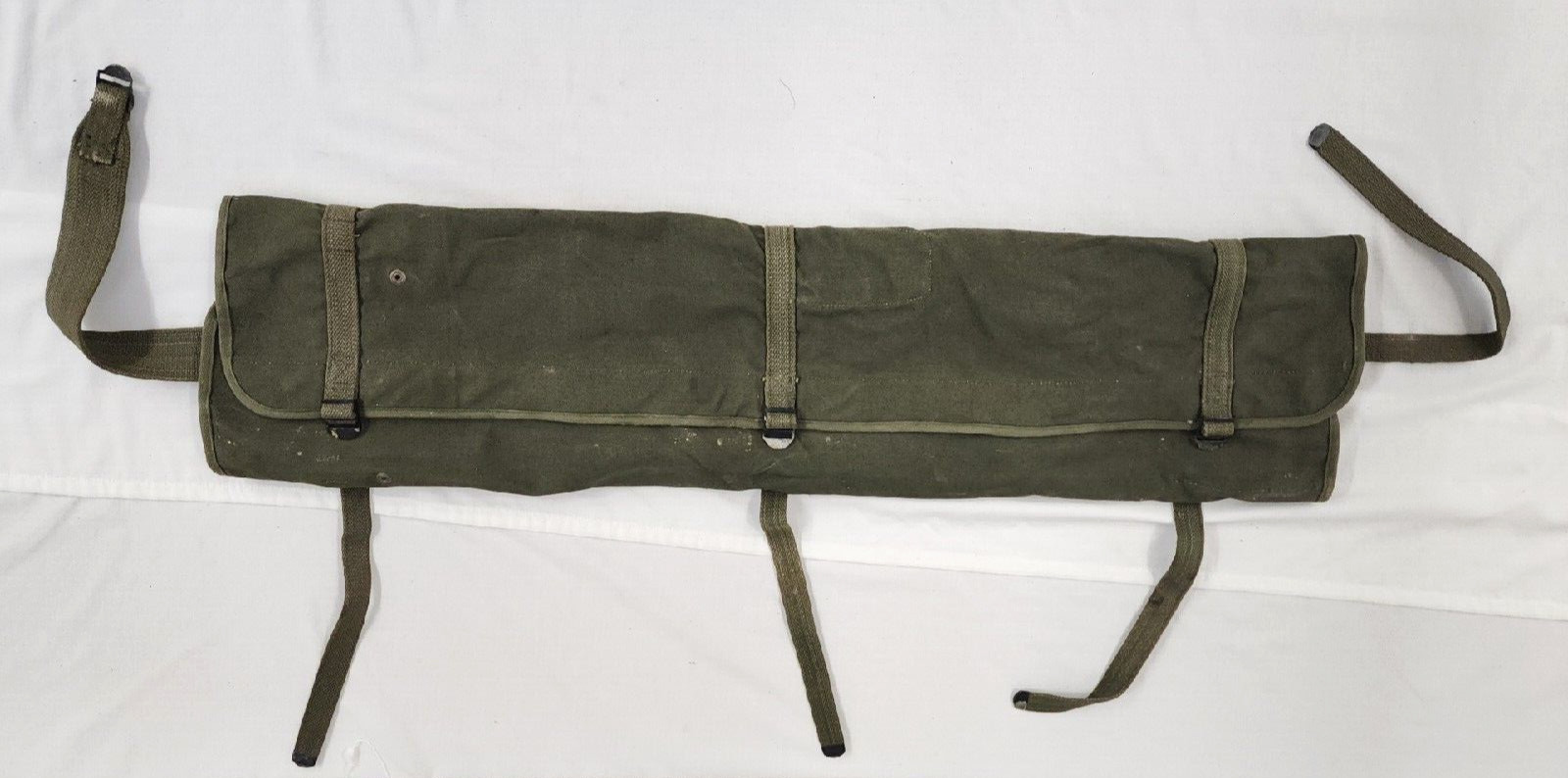 US ARMY CW-206/GR Radio Antenna Canvas Bag Olive Drab #2