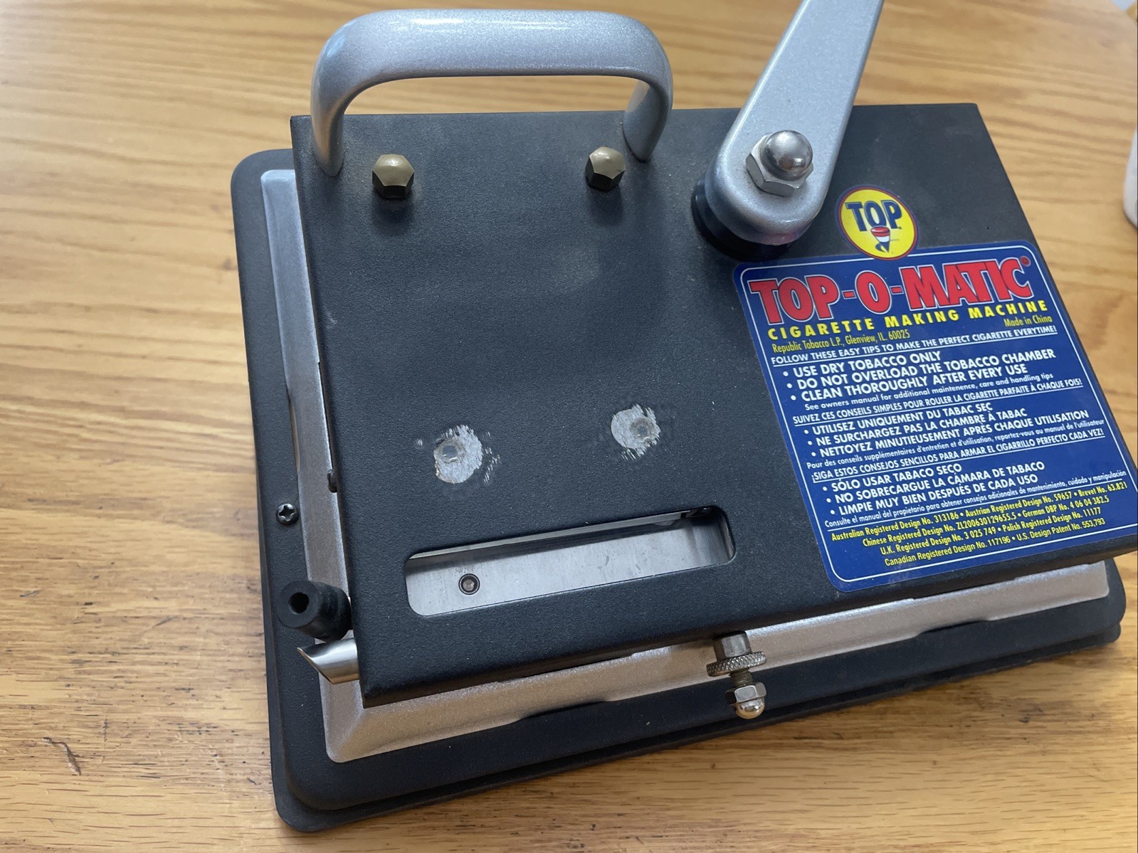💥 TOP-O- MATIC CIGARETTE ROLLING MACHINE ✨ WORKS