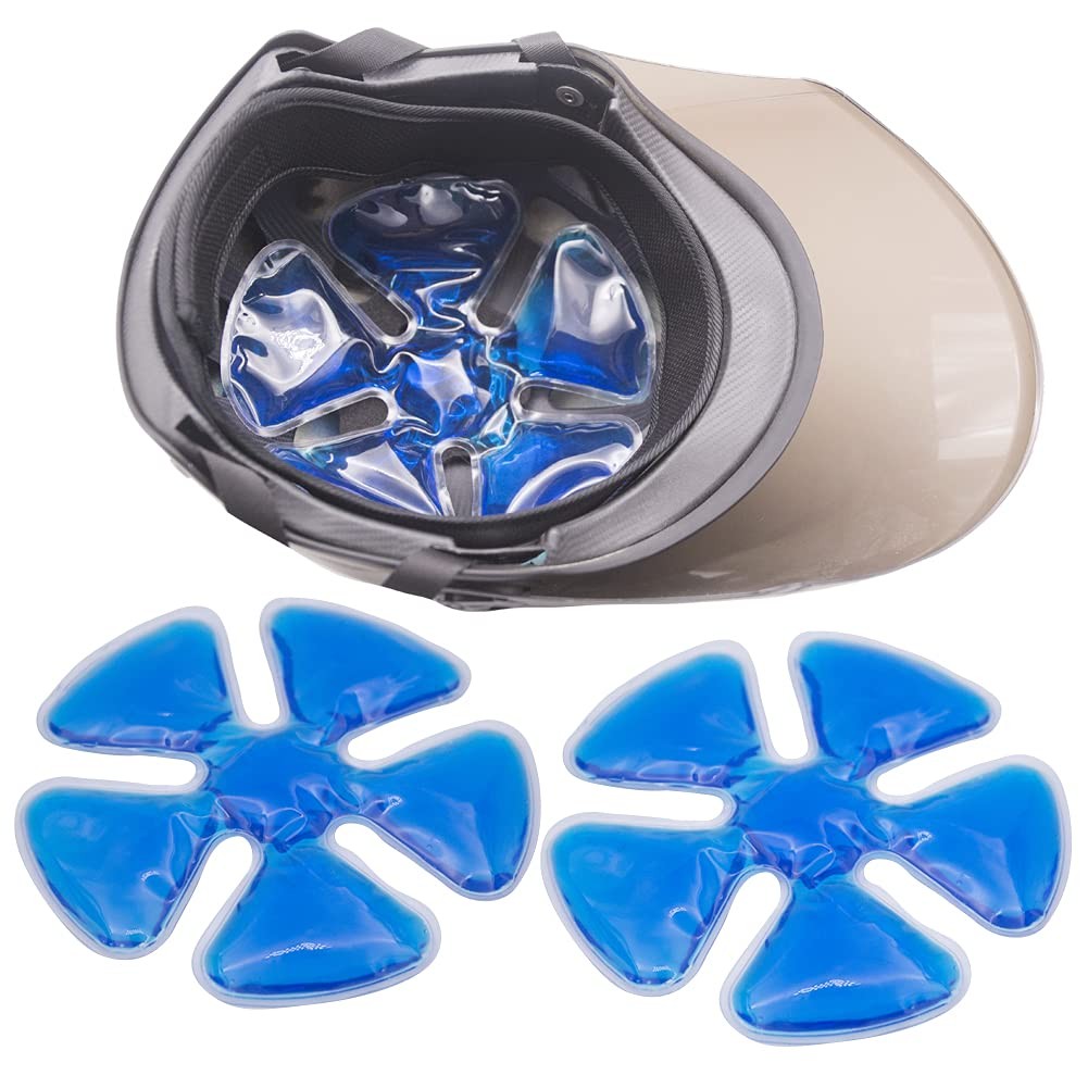 Ice Pack for Hard Hat, Helmet Packs Diameter: 7.5 Inch, Blue (2 Pack)
