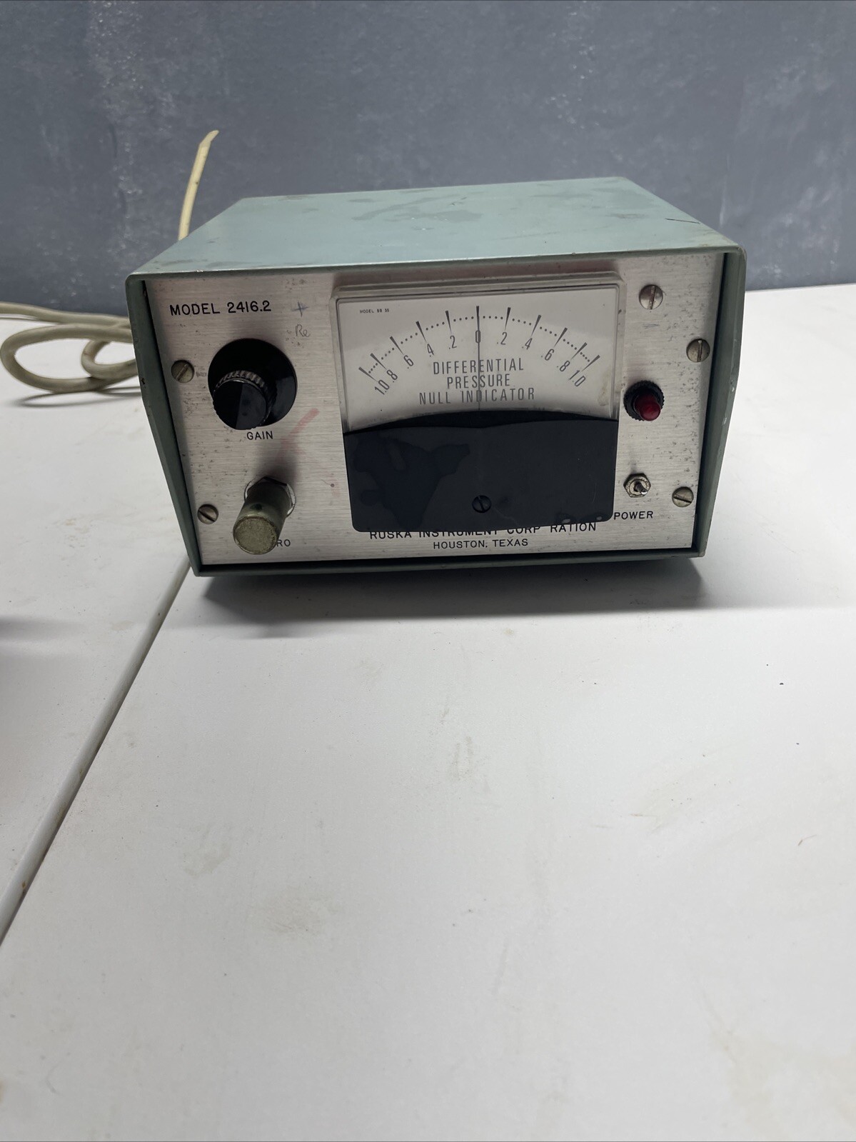 ruska differentiak pressure null indicator Untested