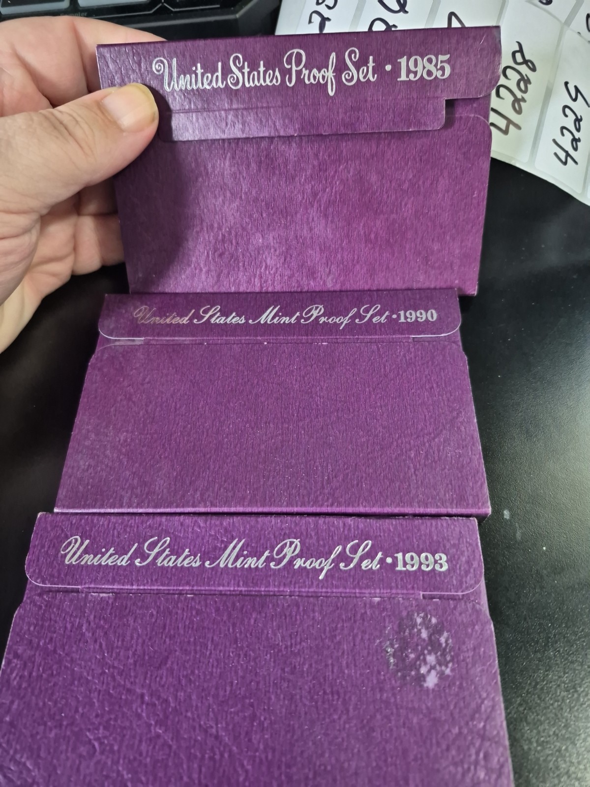 1985, 1990, 1993 PROOF SETS