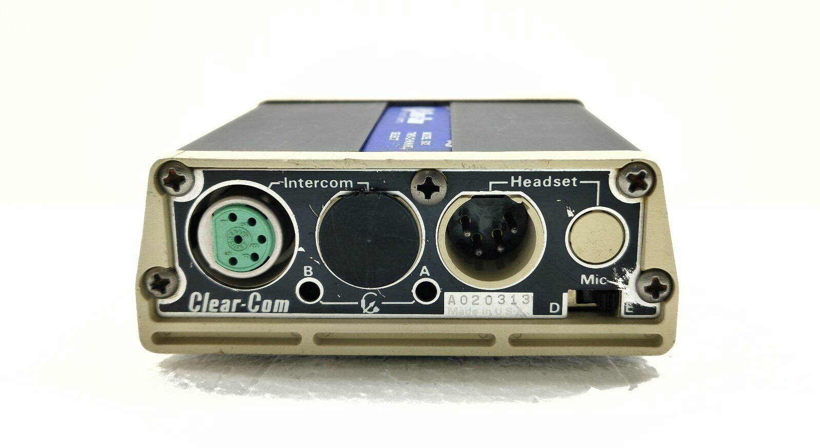 CLEAR COM MODEL 502 BELTPACK INTERCOM MODULE
