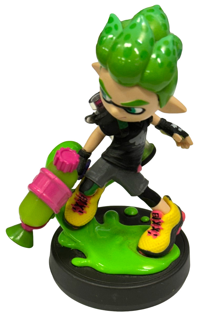 Splatoon Collection Neon Green Nintendo Amiibo Loose
