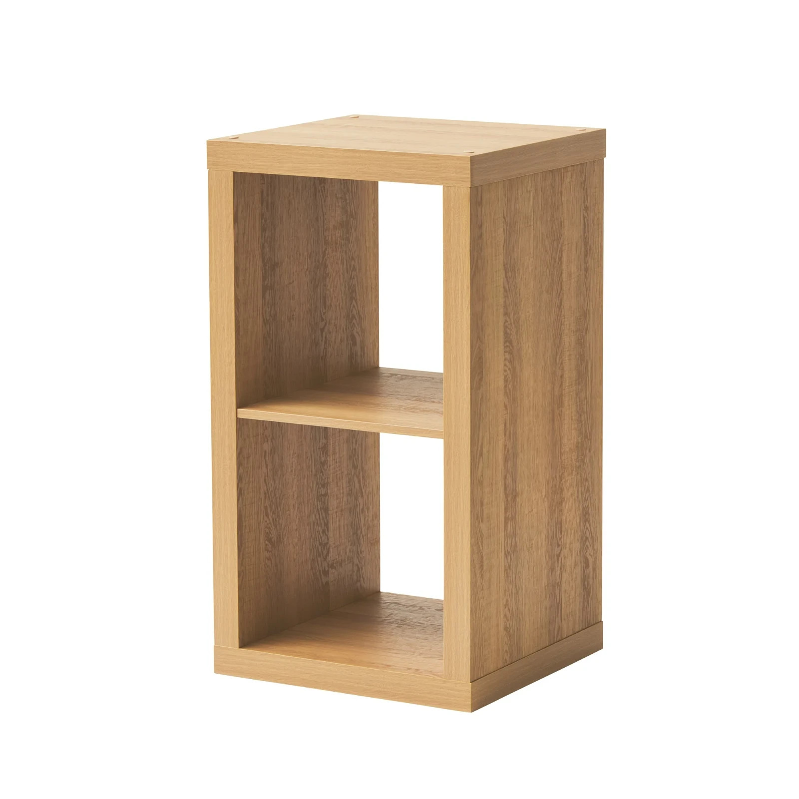 Better Homes & Gardens 2 Cube Storage Organizer, Light Honey
