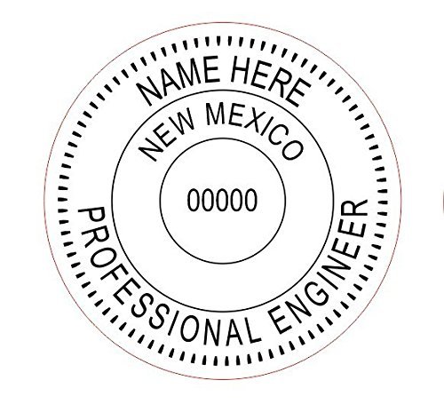 New Mexico Custom Professional Engineer Stamp Self-Inking Round stamp
