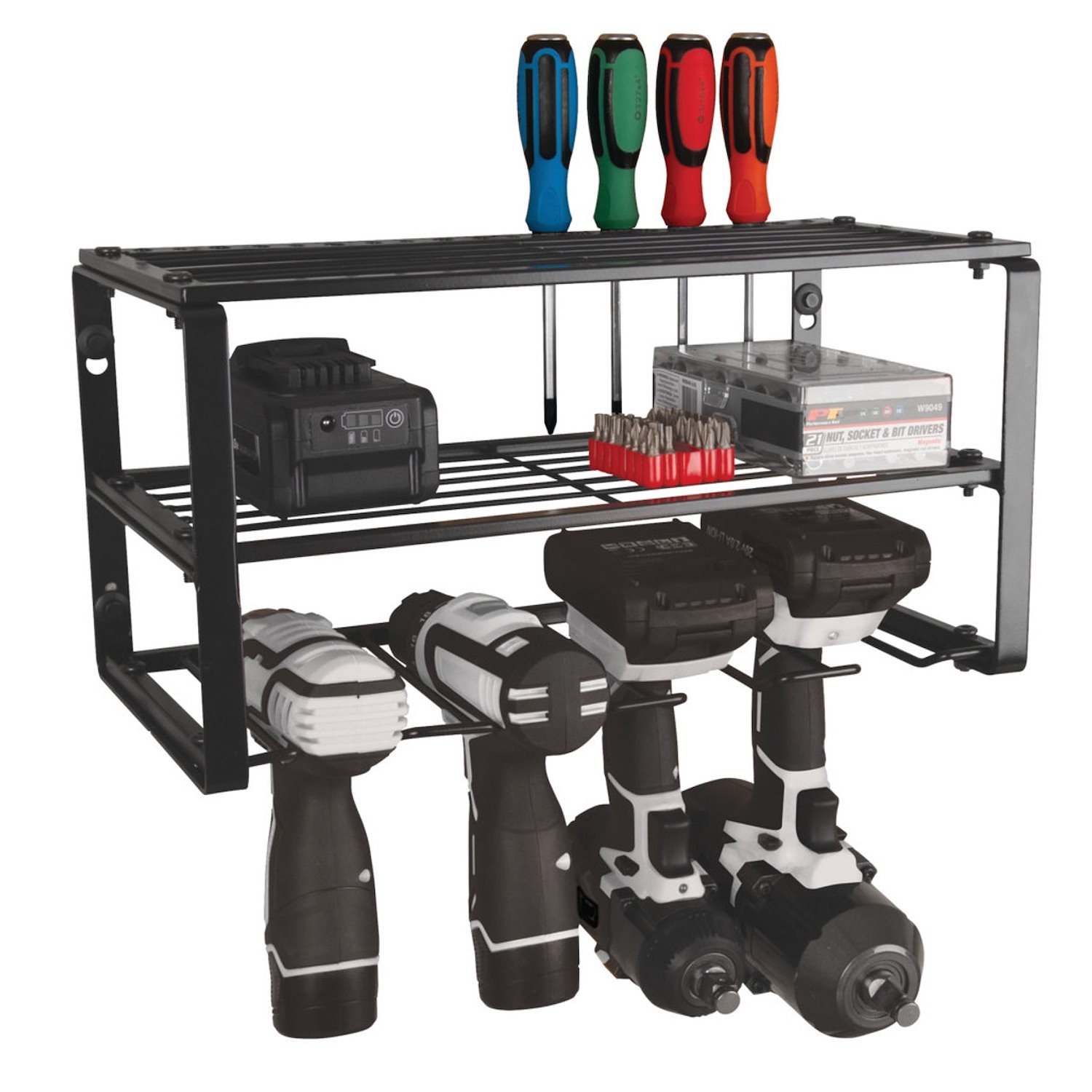 JEGS 16 in. Power Tool Storage Rack [3 Level]