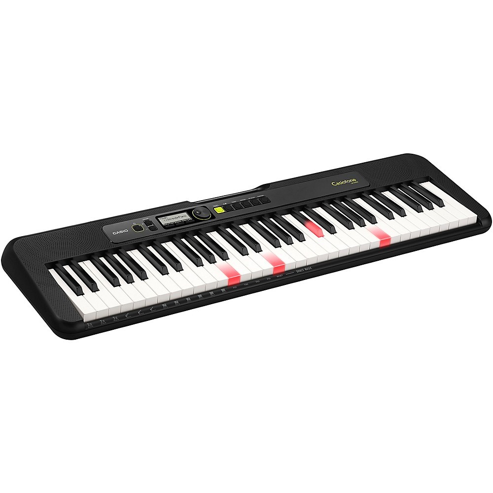 Casio Casiotone LKS250 Lighted 61Key Digital Keyboard Essentials Bundle Black