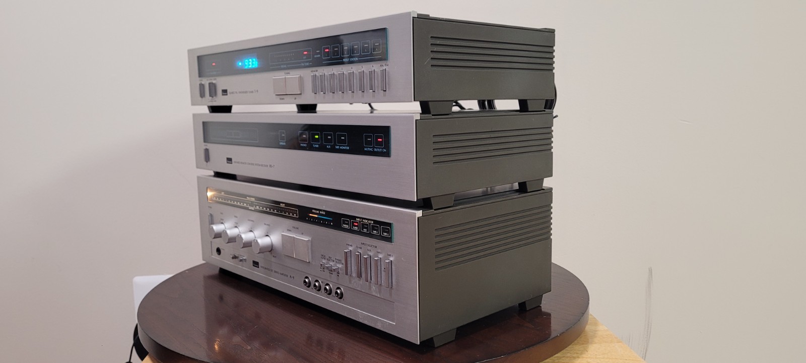 Sansui Stereo System A-9 Amplifier/ RS-7 Control System/ T-9 Tuner. Tested, Work
