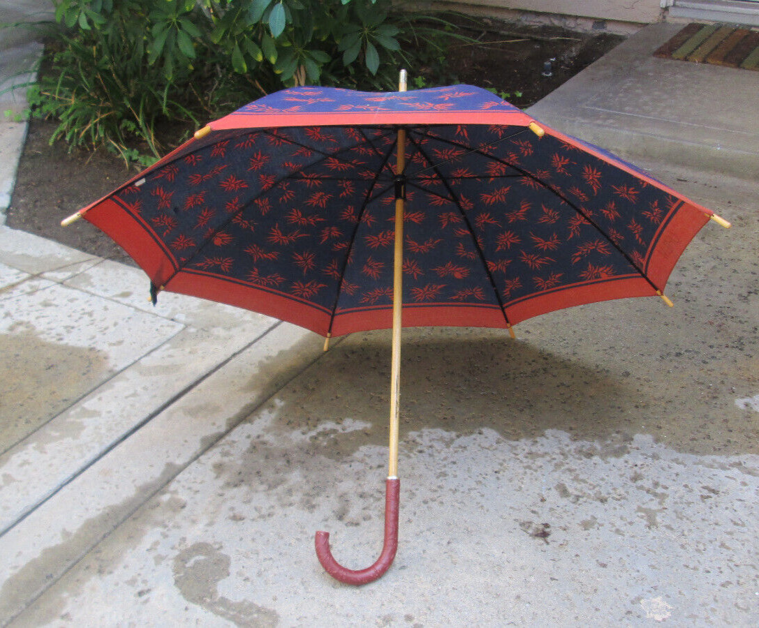 YSL Yves Saint Laurent Umbrella OPIUM  Vintage 1970’s Cot/Poly