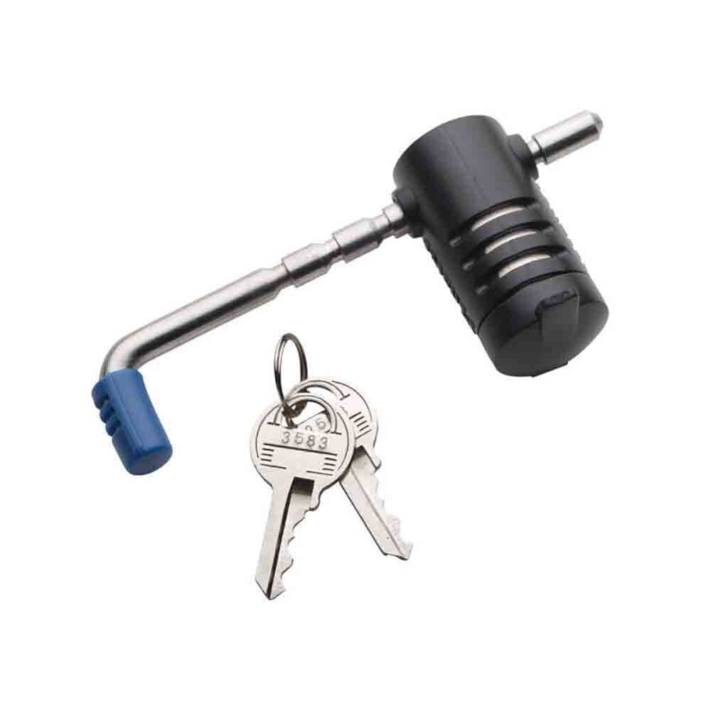 Master Lock Stainless Steel Adjustable Coupler Latch Lock (2847DAT)