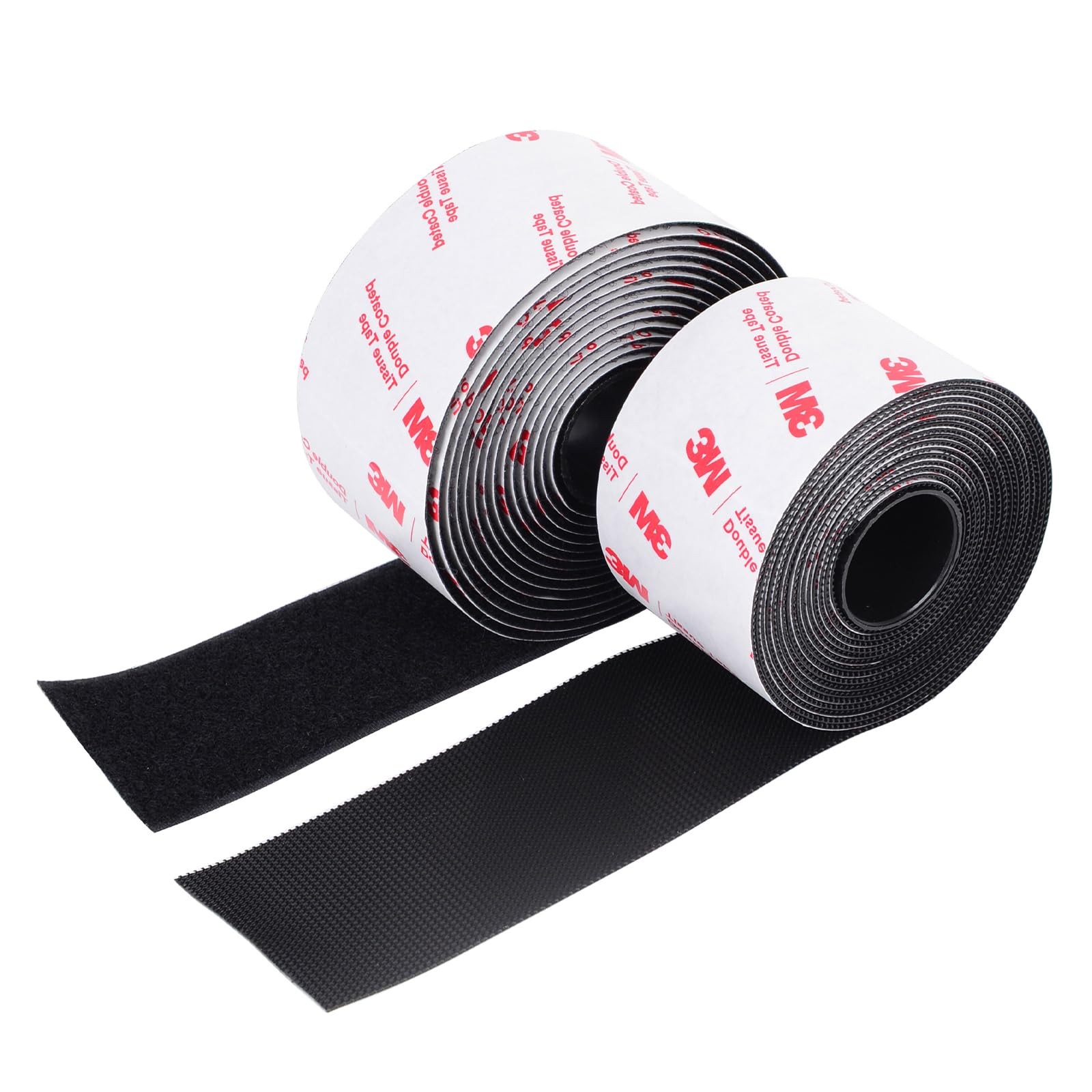 Hook and Loop Tape 1in x 20ft, Mounting Tape Heavy Duty Adhesion, Slef Adhesi...