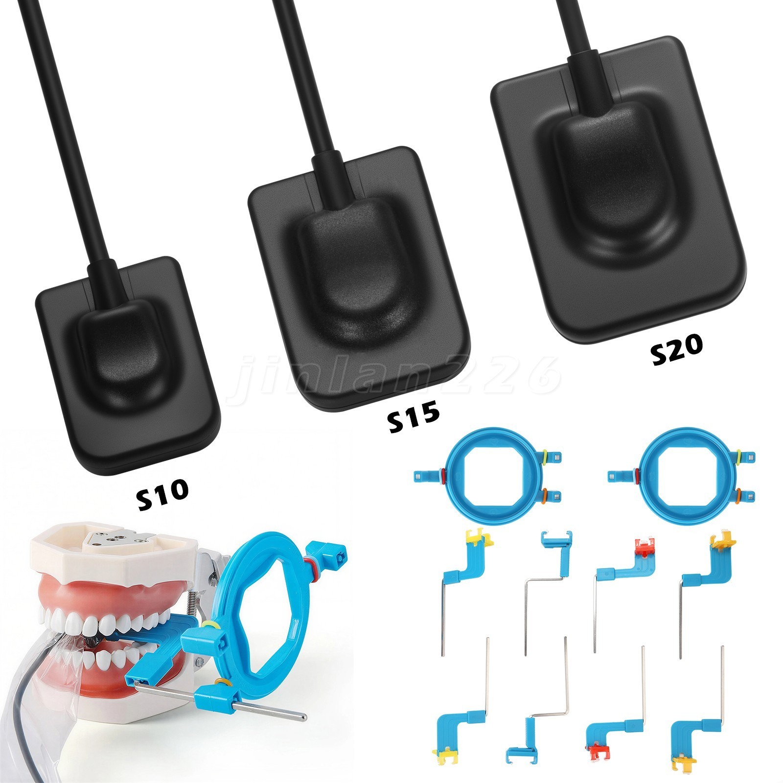 Dental X-Ray Positioner Digital Xray Sensor Holder Film Positioning System Size