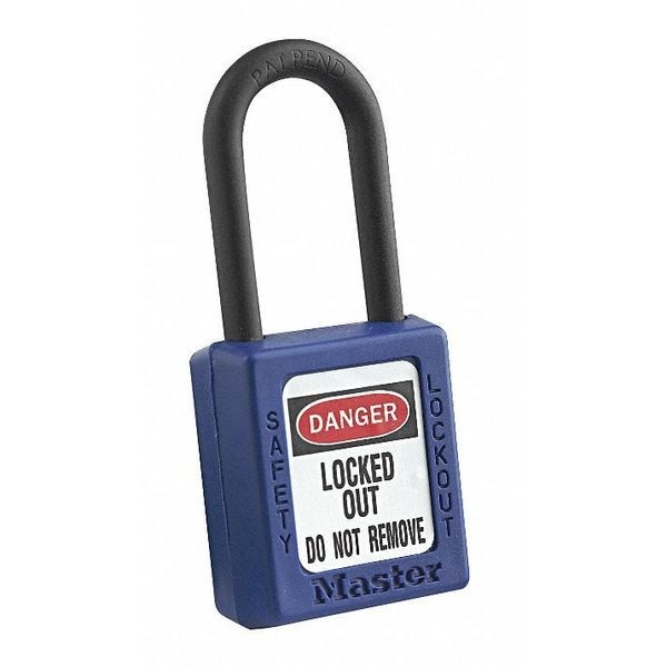 Master Lock 406Grn Lockout Padlock, Keyed Different, Thermoplastic, Green, 1