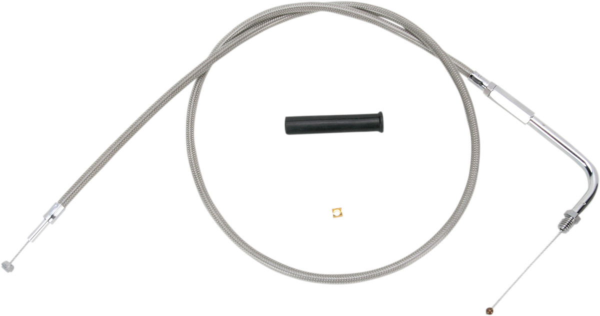 DRAG SPECIALTIES Stainless Braided Throttle Cable - 30" 5330530B
