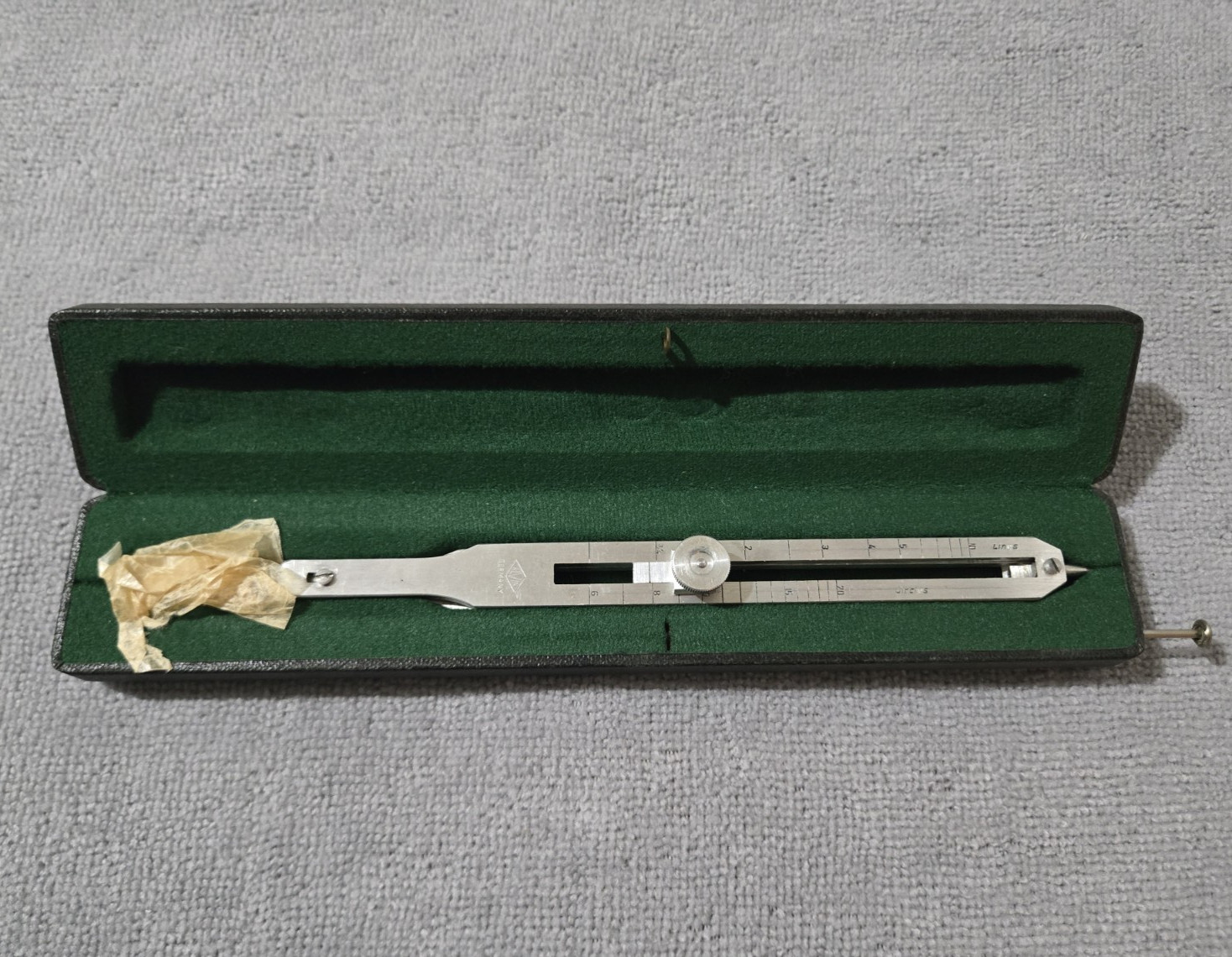 Alvin Proportional Dividers 450 Vintage Drafting Tool 8” Germany - Original Box
