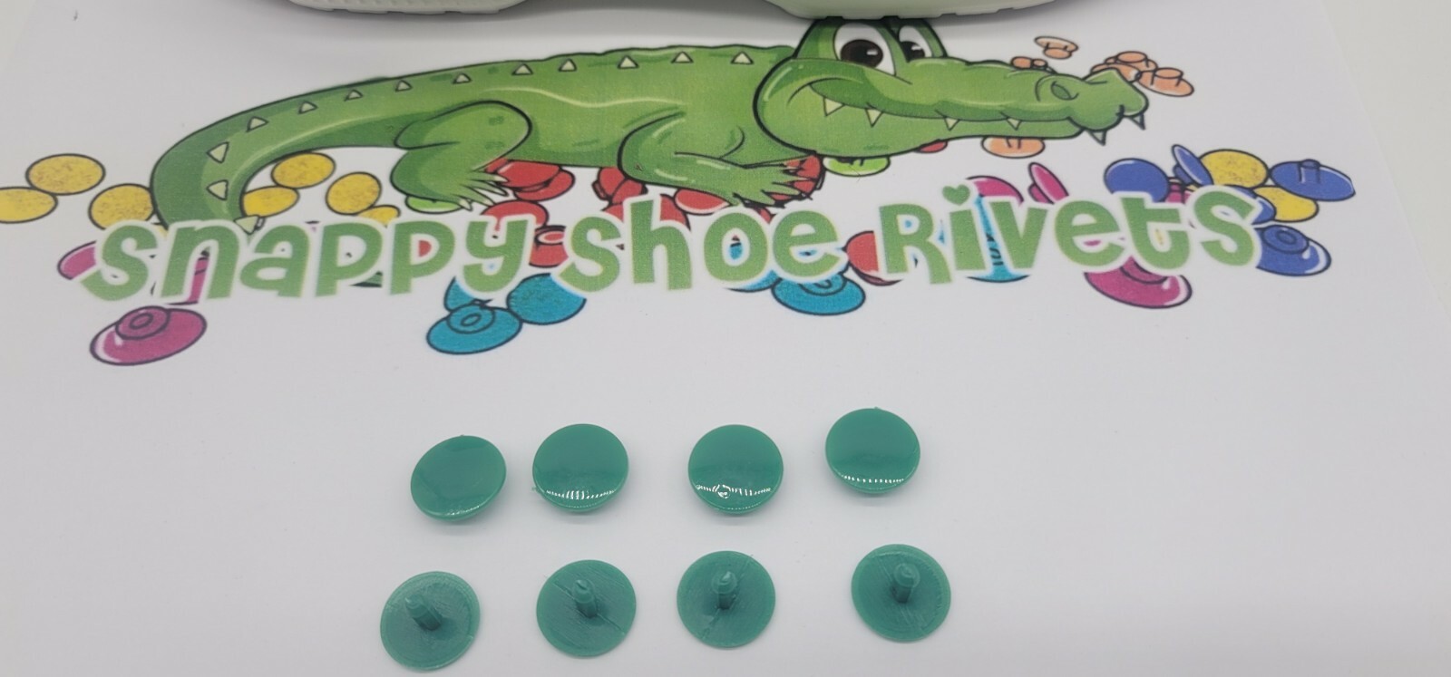 4 DARK GREEN RIVETS,FASTENER,BUTTON, NEW (FAST SHIP)  fits CROC