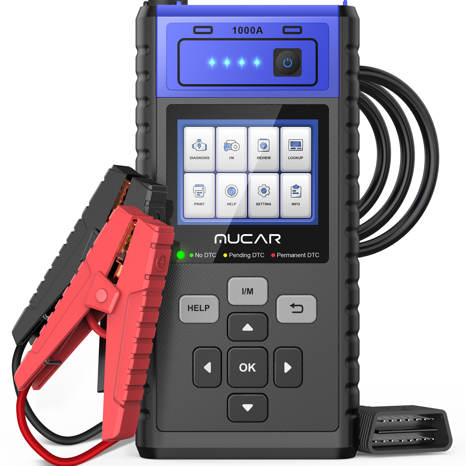 MUCAR JS501 OBD2 Code Reader Universal Car Jump Starter Booster Battery Charger