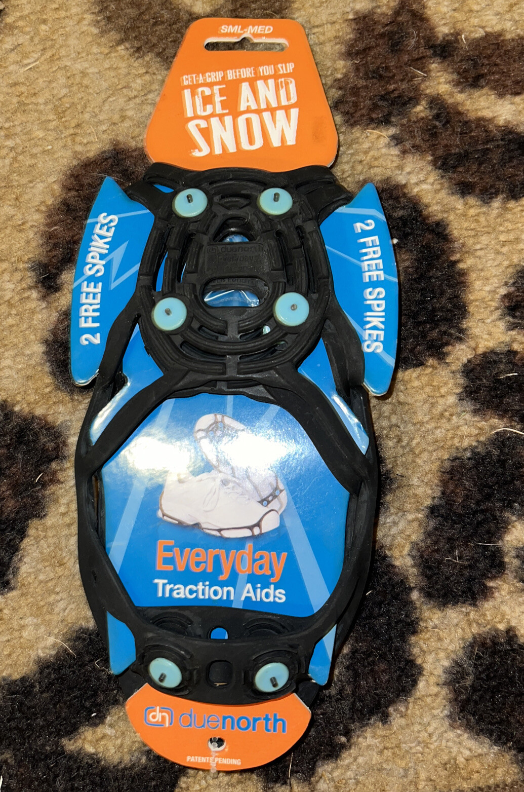 NEW! Due North Everyday Snow & Ice Shoe Traction Aid, Small / Medium 3-7M | 5-7W
