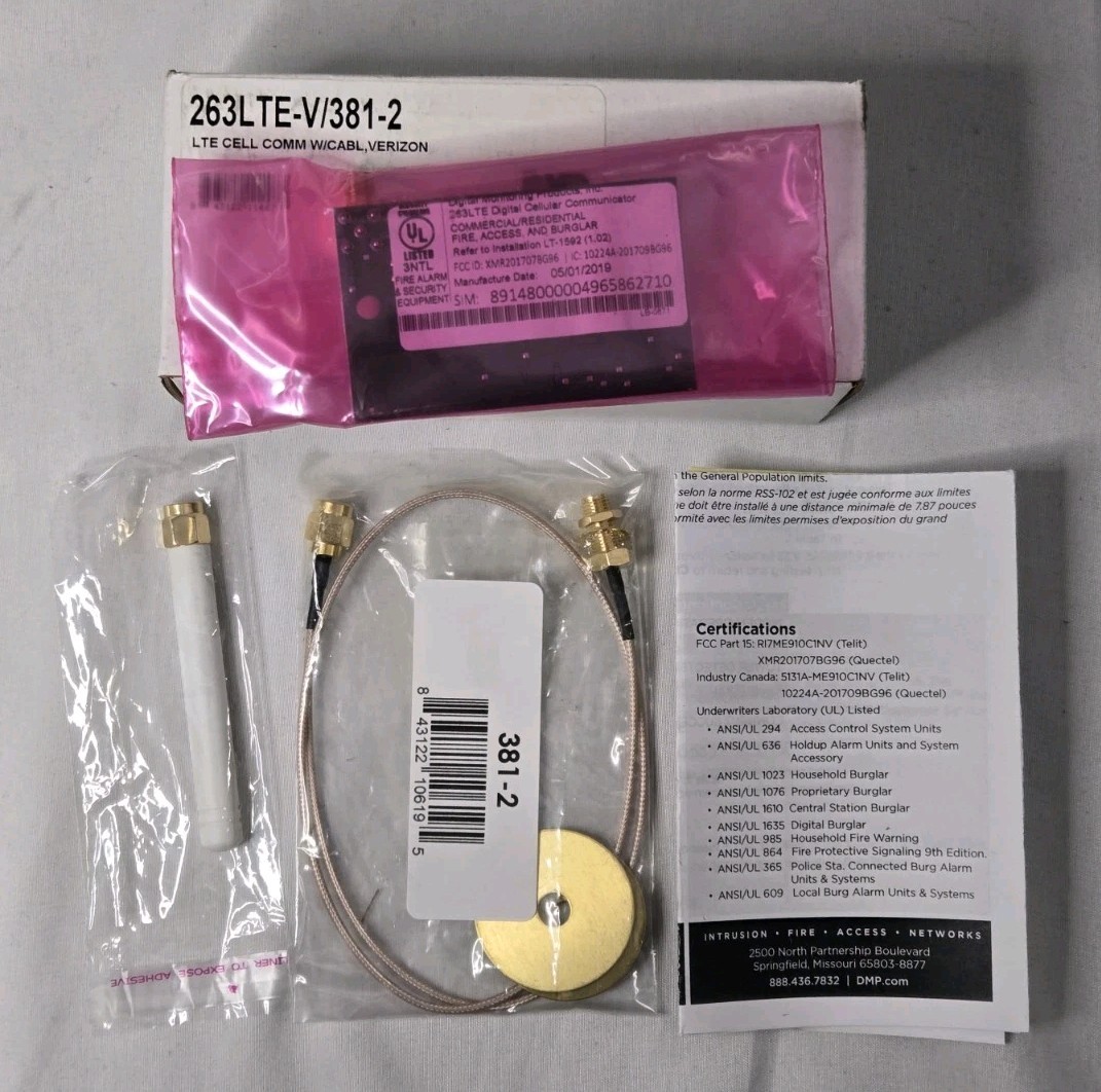 DMP 263LTE-V/381-2 Verizon LTE Cellular Communicator (#1 C60)