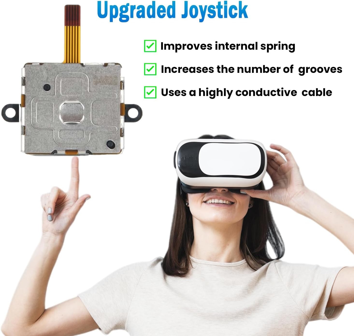 Joystick Replacement Kit for Oculus Quest 3 Controller/ Meta Quest 3 Controller(