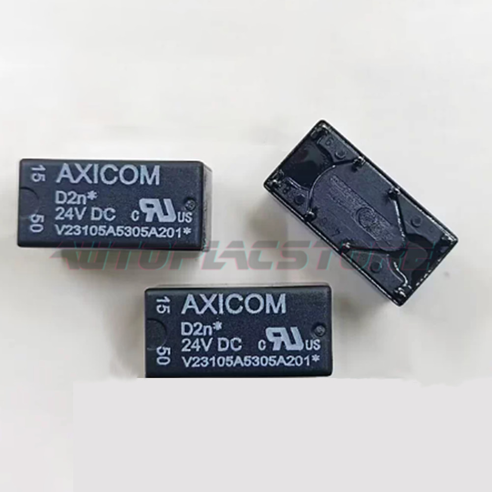 10PCS AXICOM V23105-A5305-A201 Relay DPDT 24V DC 3A Low Signal  8 Pins~