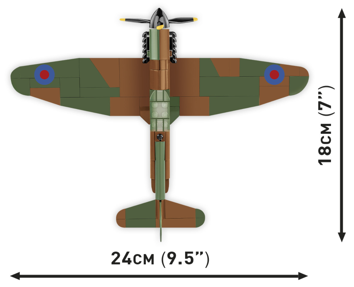 COBI Spitfire Mk I N3200 Imperial War Museum Model Set 5868