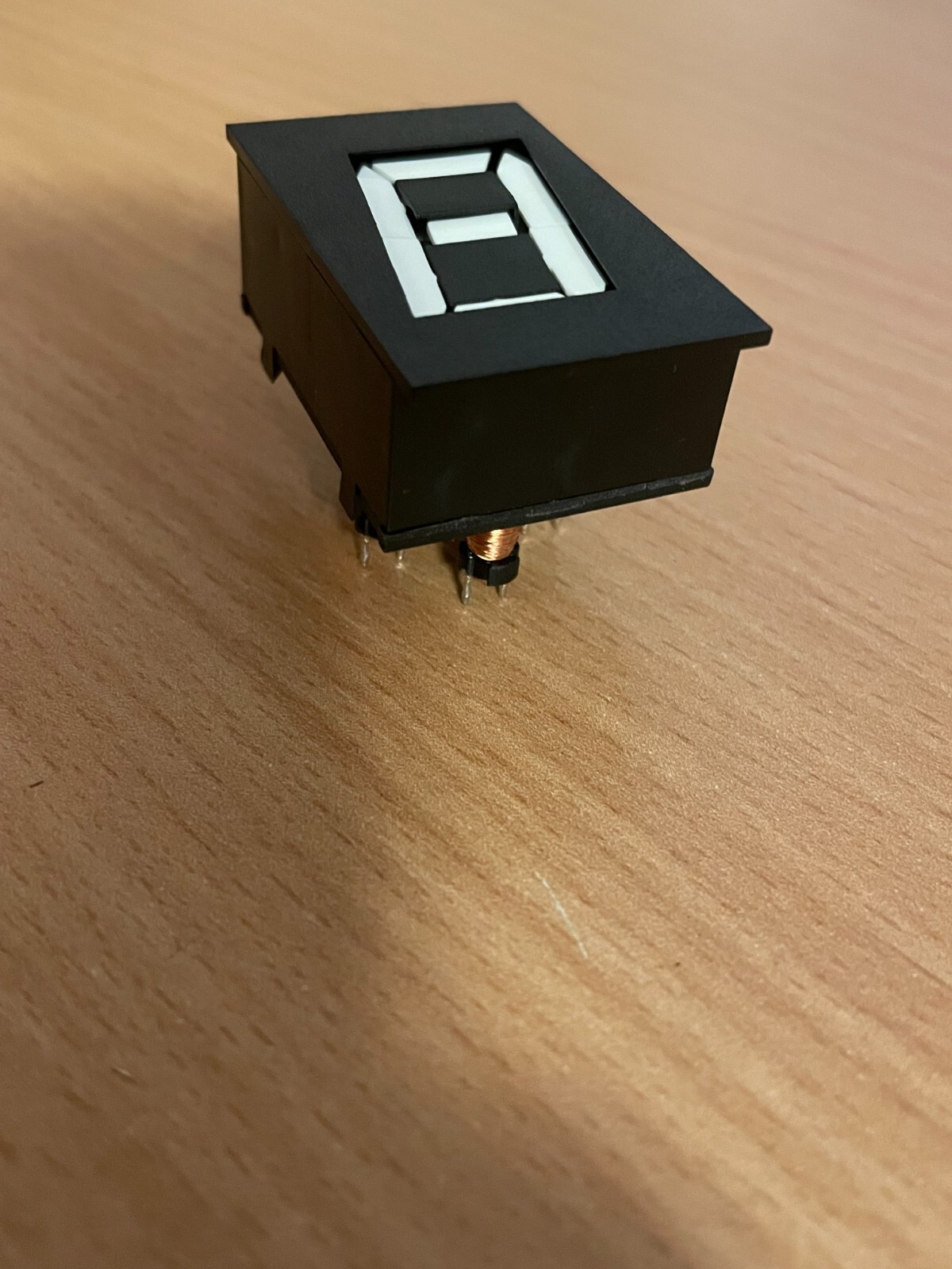 7 Segment Mechanical Flip Display with coils (~ clock, nixie, steampunk, z568m )