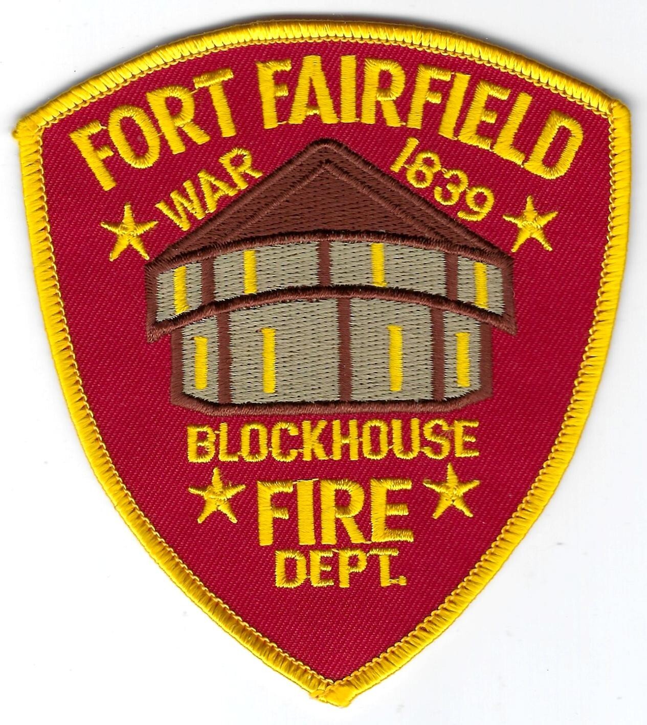 MAINE - Fort Fairfield Fire Dept.  [ Shoulder Patch ]