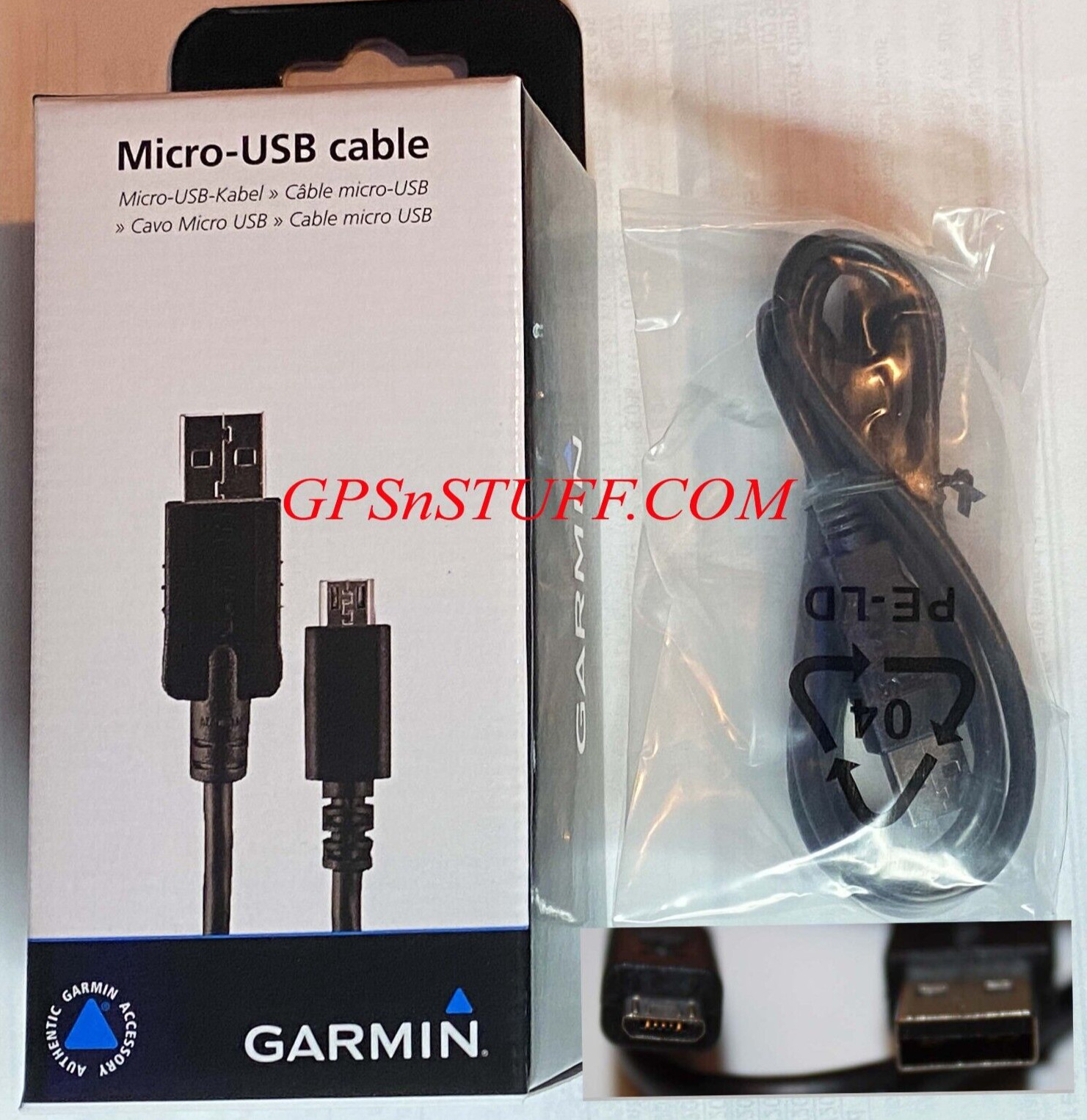 Genuine Garmin Micro USB Cable for nuvi 3490LMT 3590LM 3590LMT HD GPS Map Update
