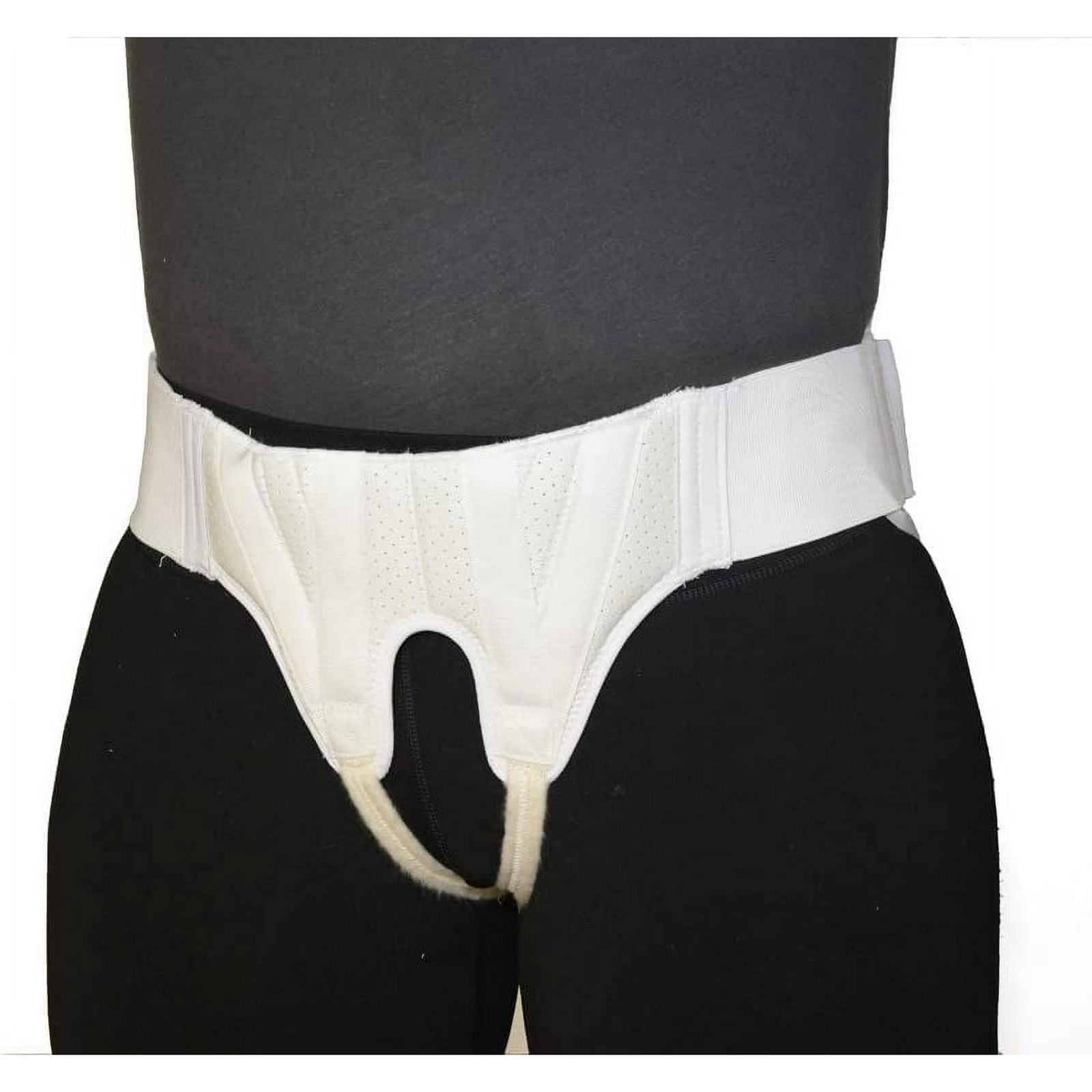 AT Surgical Hernia Support Truss, Slim Adjustable Straps- Left, Right, or Double