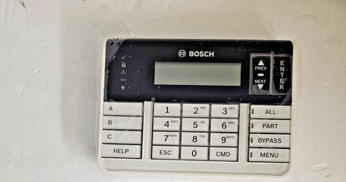 Bosch B920 2-Line Alphanumeric Intrusion LCD Keypad NEW (Open Box)