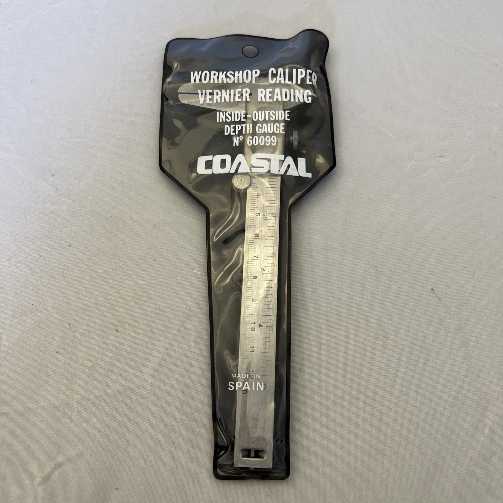 NOS COASTAL Workshop Caliper 60099 Vernier Reading Inside Outside Depth Gauge