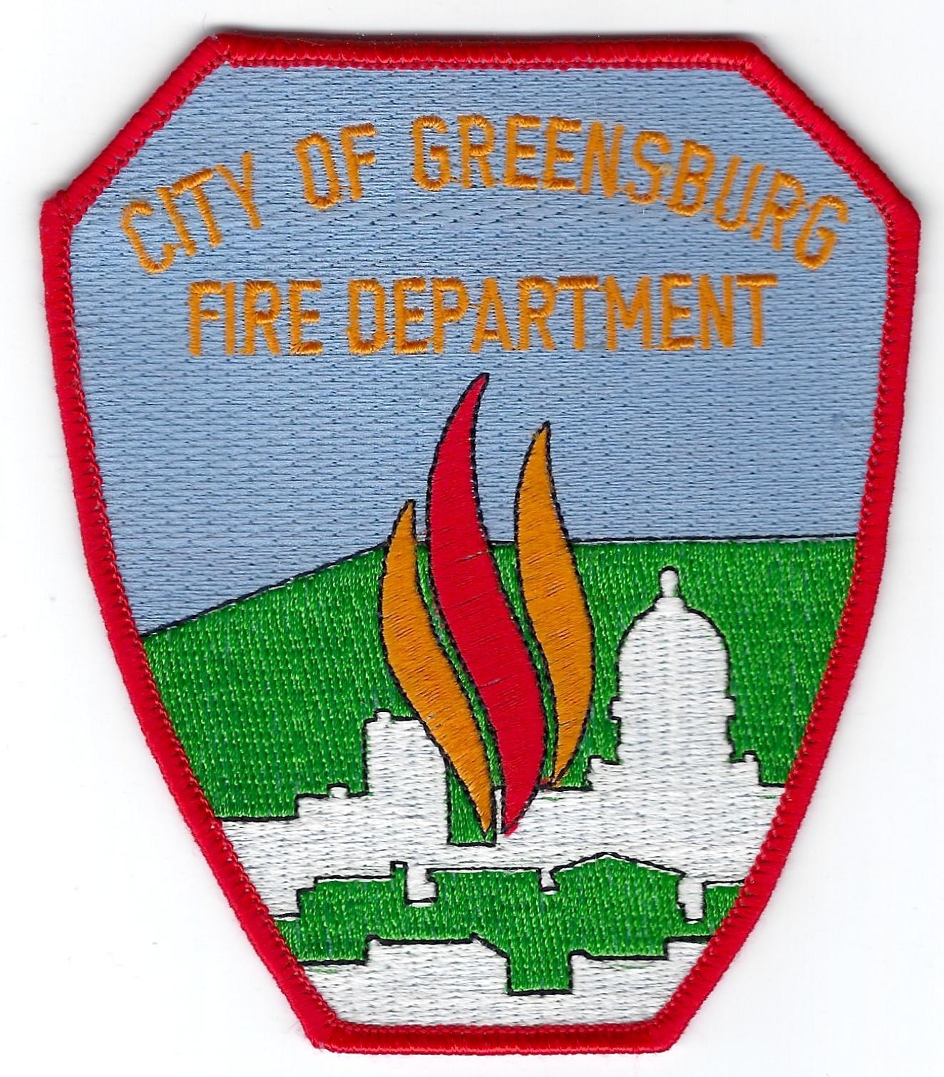 PENNSYLVANIA - Greensburg Fire Dept.  [ Shoulder Patch ]
