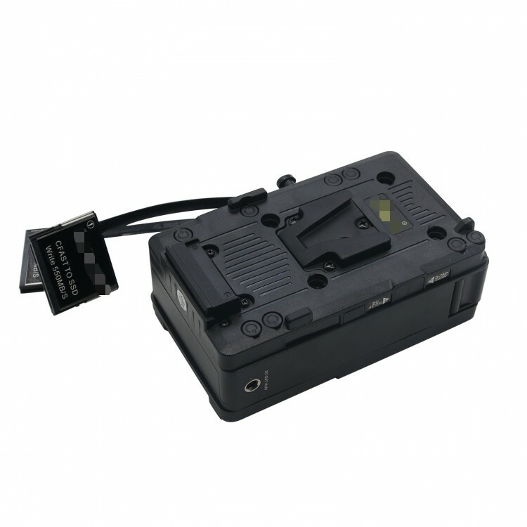 CFSSD CFast 2.0 To SSD Blackmagic URSA Mini Broadcast + V-Mount Plate Top