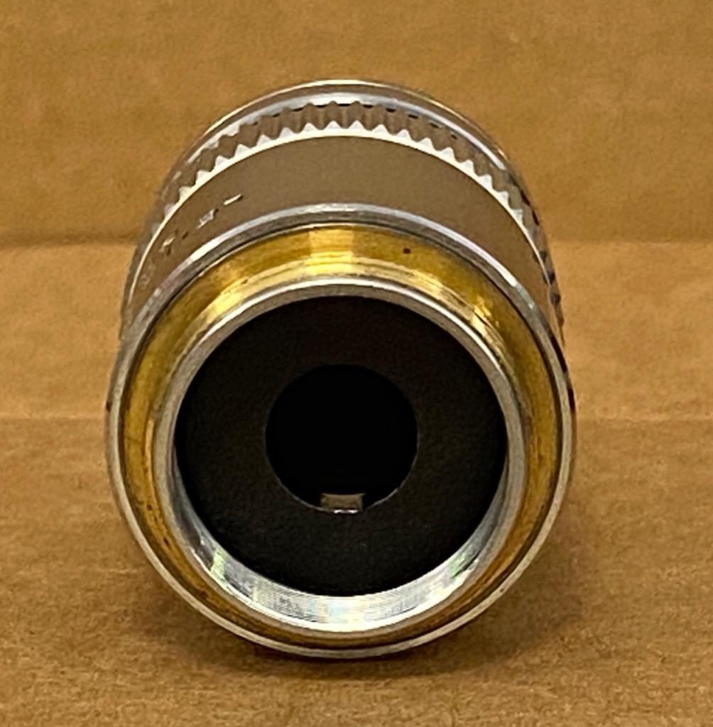 LEITZ WETZLAR 160/ 0.17 EF 100/1.25 OEL MICROSCOPE OBJECTIVE LENS (519804) USED.