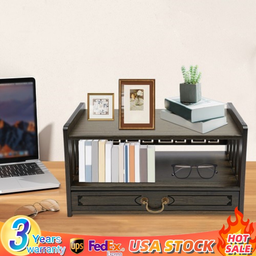 Meditation Storage Table Altar Table with Drawer, Desktop Organizer 52*25*28cm