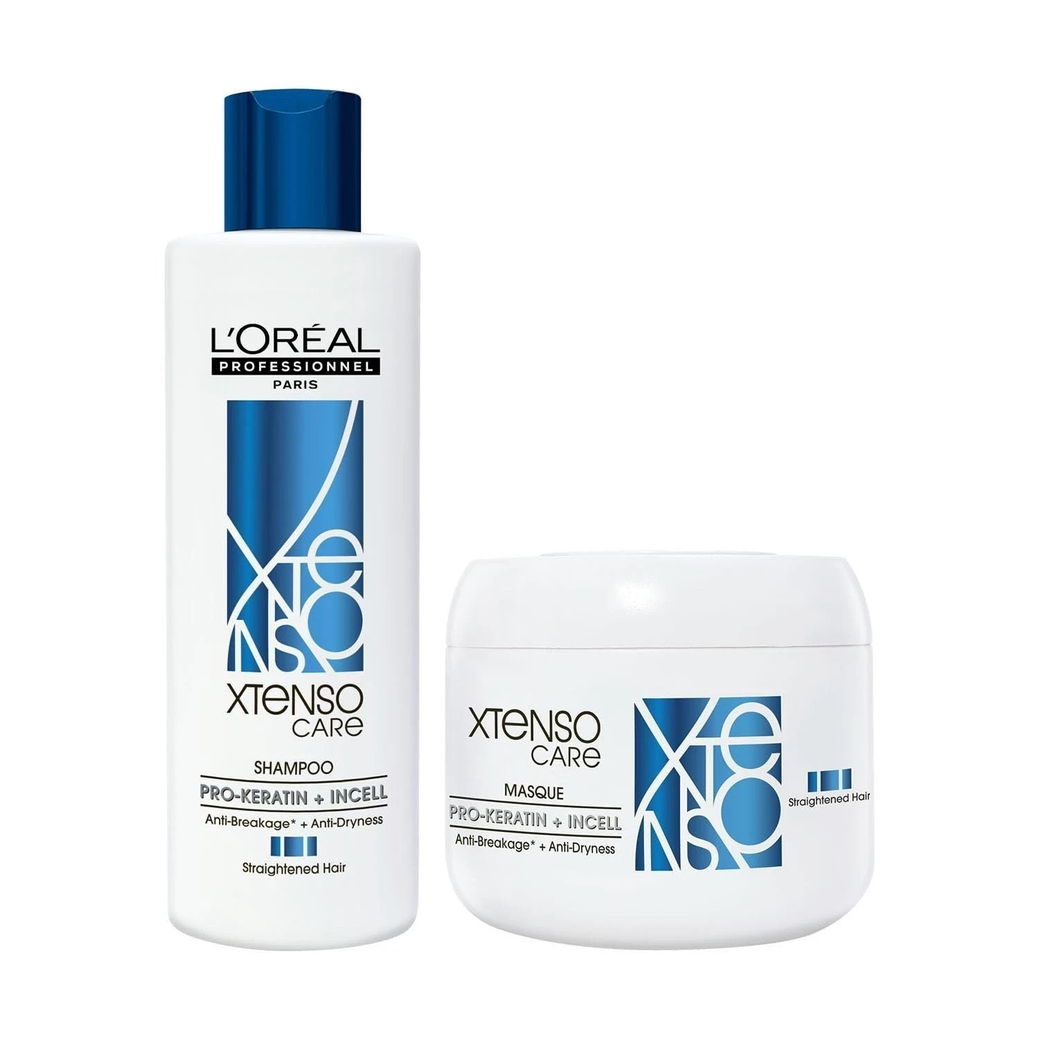 L'OREAL PROFESSIONNEL PARIS Xtenso Care Shampoo & Hair mask , 250 Ml & 196 g