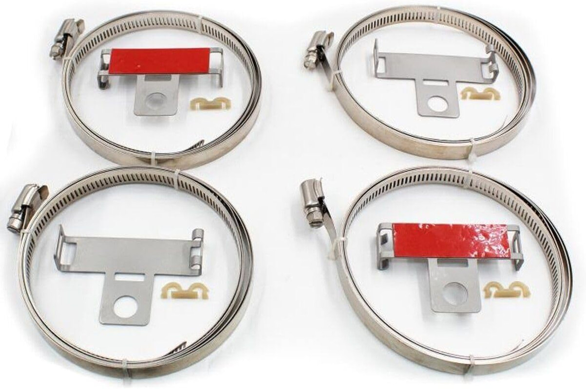 PDQ TPMS Accessories Strap Kit Contains 4 Straps, 4 Clips, 4 Keepers for Ford Ve