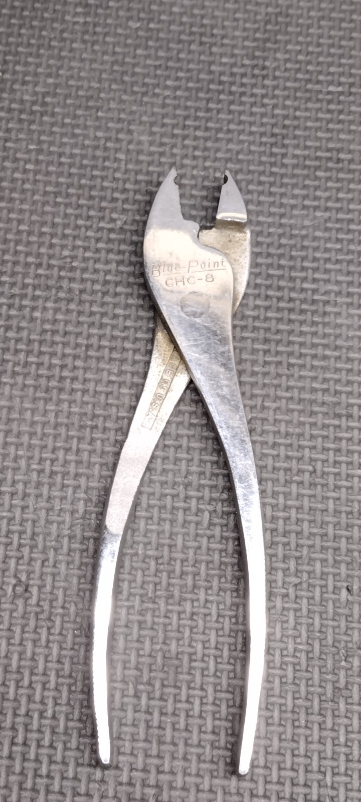 Vintage Blue Point Hose Clamp Pliers CHC-8 8" USA Made FREE SHIPPING