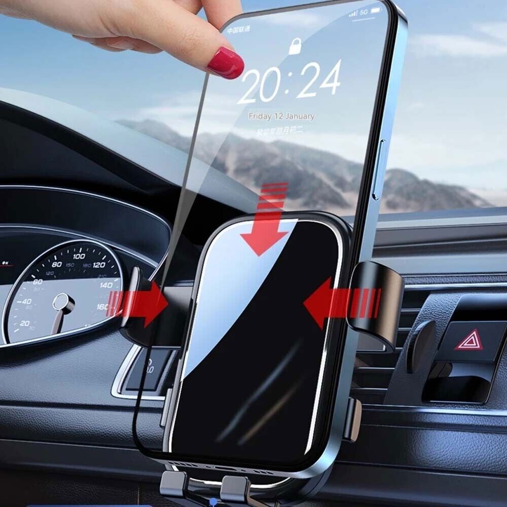 Air Vent Car Phone Holder Universal Car Mount for iPhone 16 15 Samsung Phone GPS